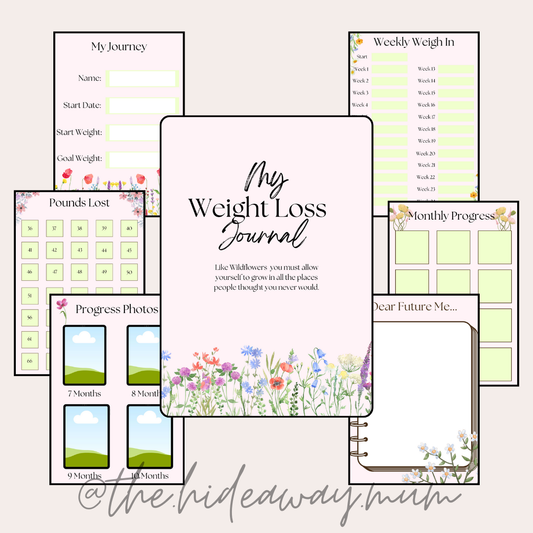 Wildflower Weight Loss Journal