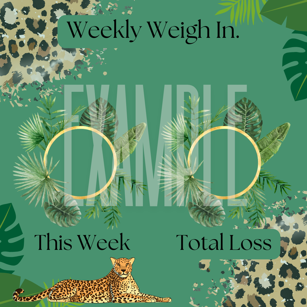 Jungle Leopard Social Media Bundle