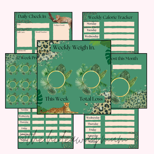 Jungle Leopard Social Media Bundle